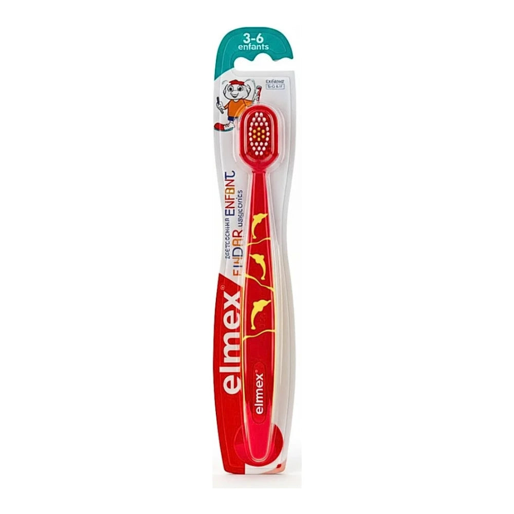Brosse à dents Elmex Enfants 3-6 ans souple