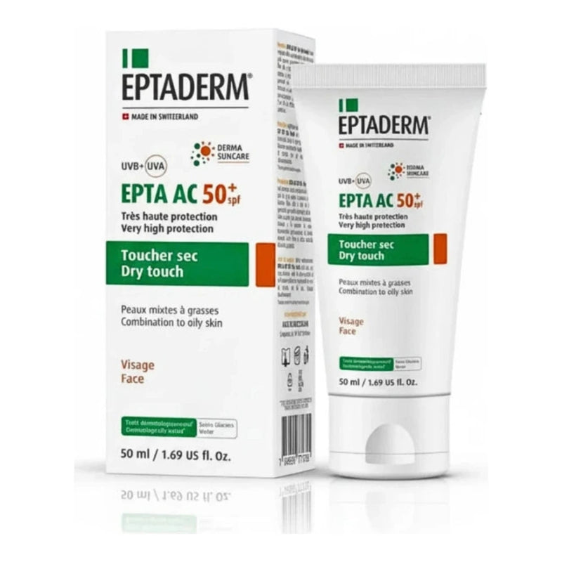 Eptaderm Epta Ac Protector Solar Tacto Seco SPF50+ 50ml