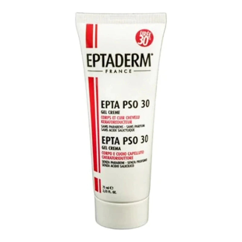 Eptaderm Epta Pso 30 Crema para el cuero cabelludo y el cuerpo - 75 ml