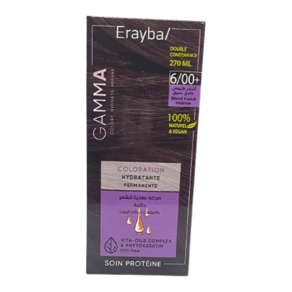 Coloration Erayba Gamma 6/00+ Blond Foncé Intense – boîte