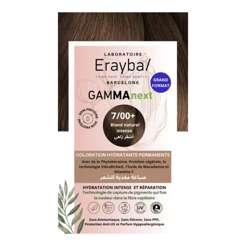 Erayba Gamma Next 7/00+ Blond Naturel Intense Coloration Permanente Hydratante