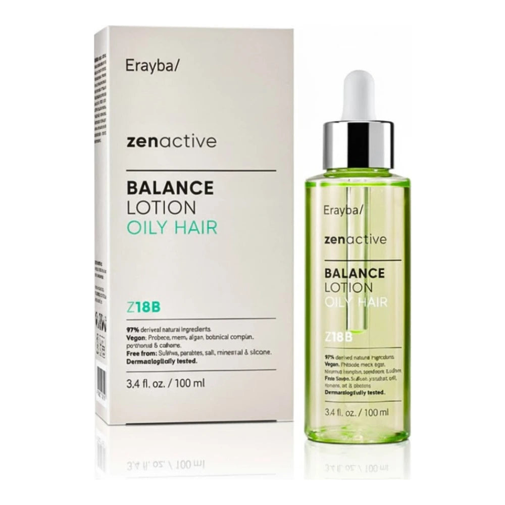 Erayba Zenactive Balance Lotion Z18B 100 ml pour cheveux gras – flacon