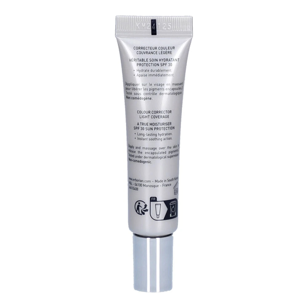 Erborian CC Crème Clair 15 ml – dos du tube