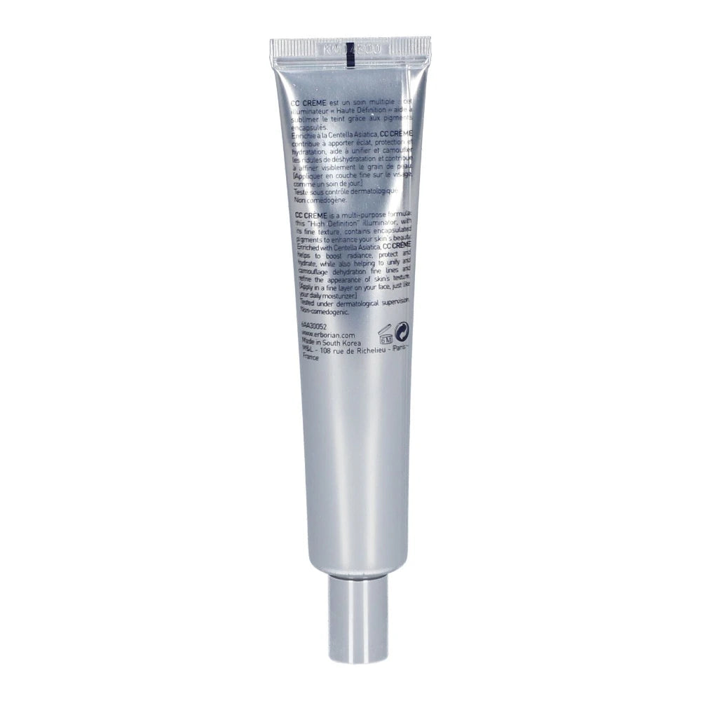 Erborian CC Crème Doré SPF25 45 ml – dos du tube