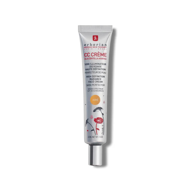 Erborian CC Cream Tratamiento Iluminador Perfeccionador de Piel Dorada SPF 25 - 45 ml