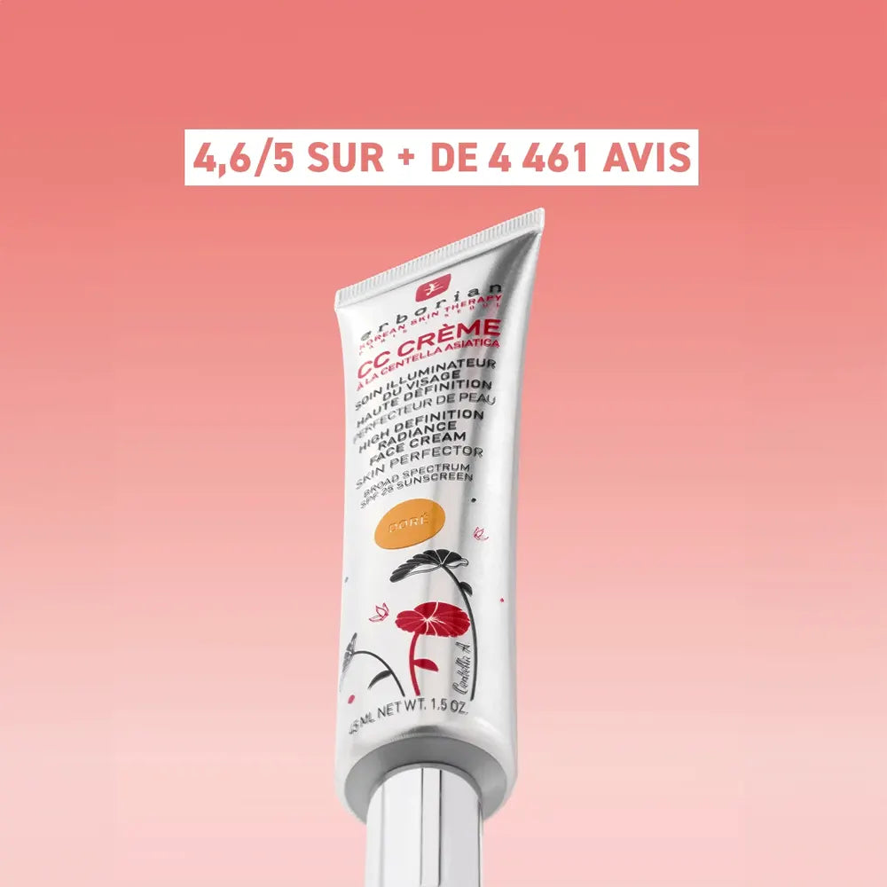 Erborian CC Cream Tratamiento Iluminador Perfeccionador de Piel Dorada SPF 25 - 45 ml