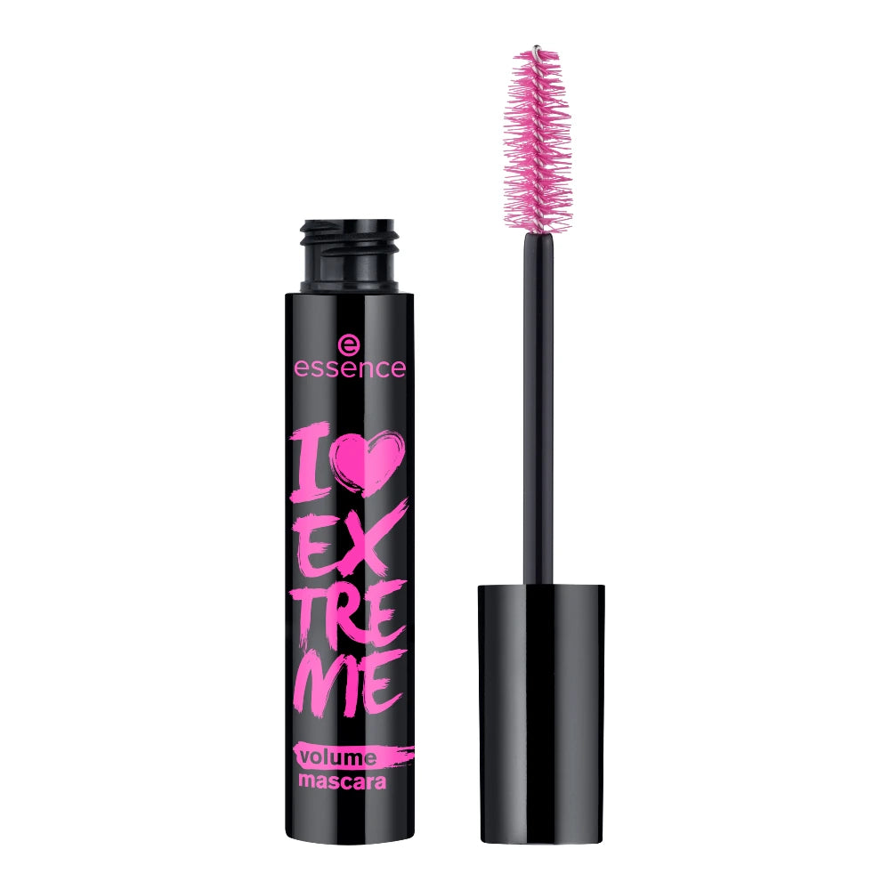 Essence I Love Extreme Volume Mascara 01 – mascara ouvert avec brosse