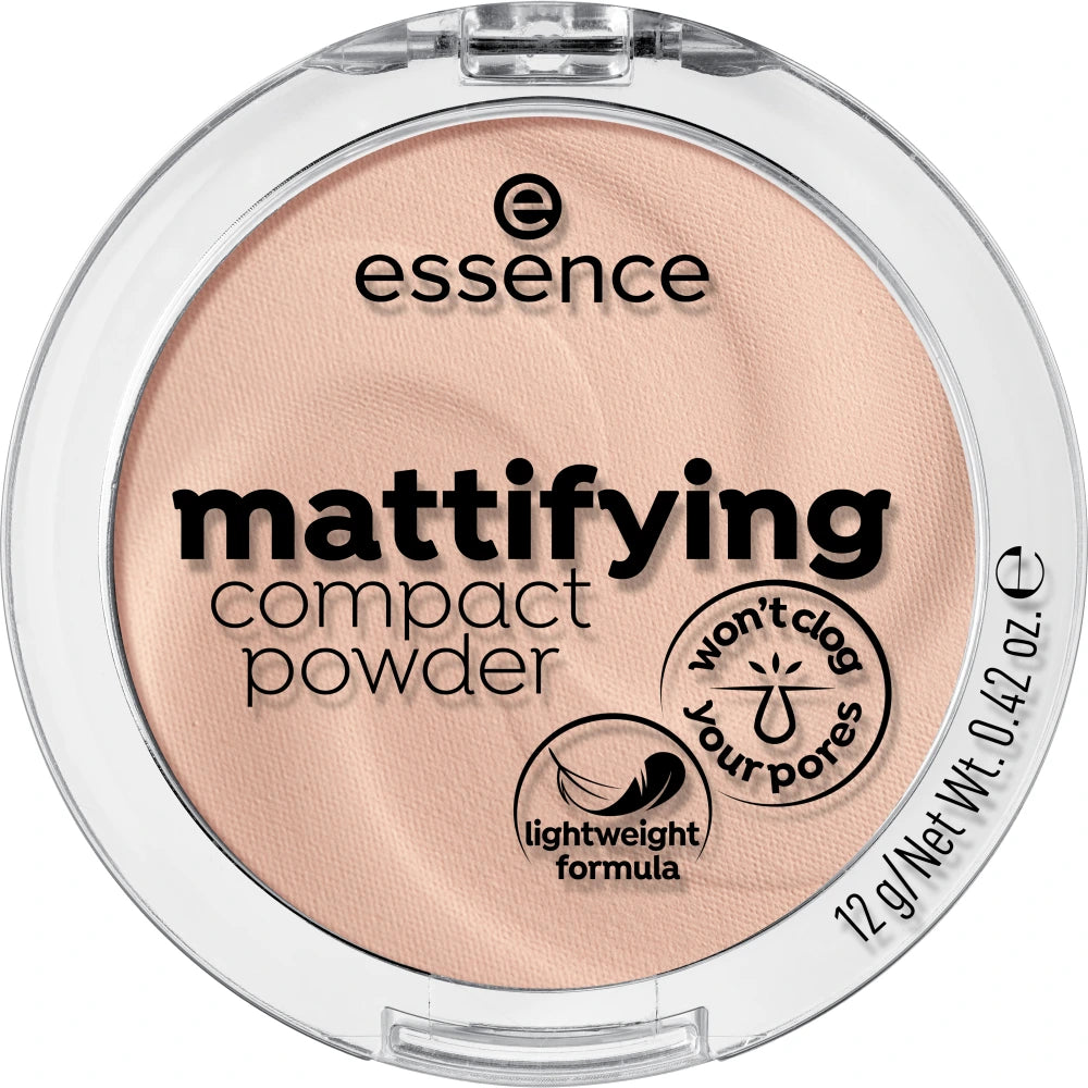 Essence Mattifying Compact Powder 11 Pastel Beige – poudrier fermé