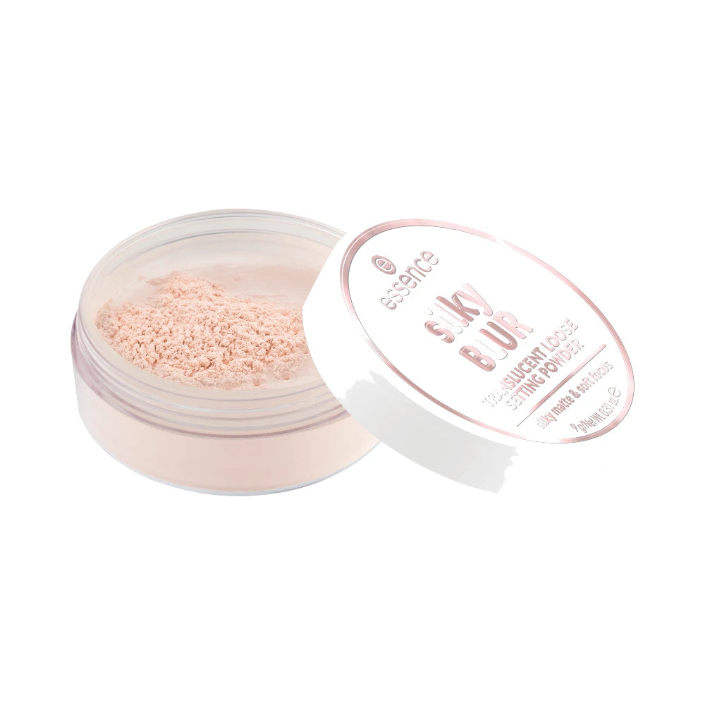 Essence Silky Blur Translucent Loose Setting Powder 10 – pot ouvert