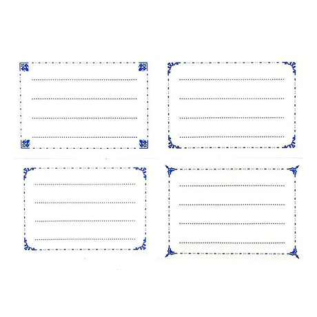 Atika Pack de 24 Etiquettes Scolaires Simples