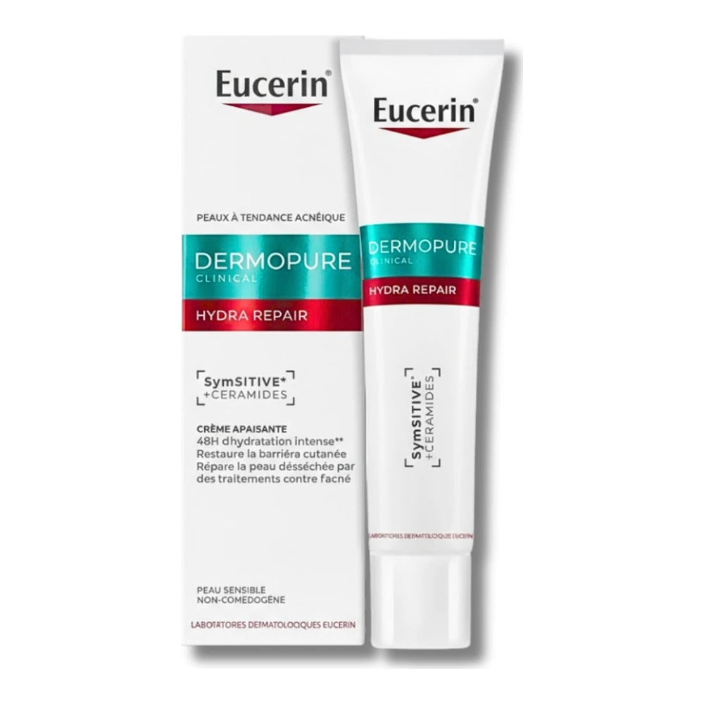 Eucerin DermoPure Clinical Hydra Repair Crème Apaisante 40 ml – tube