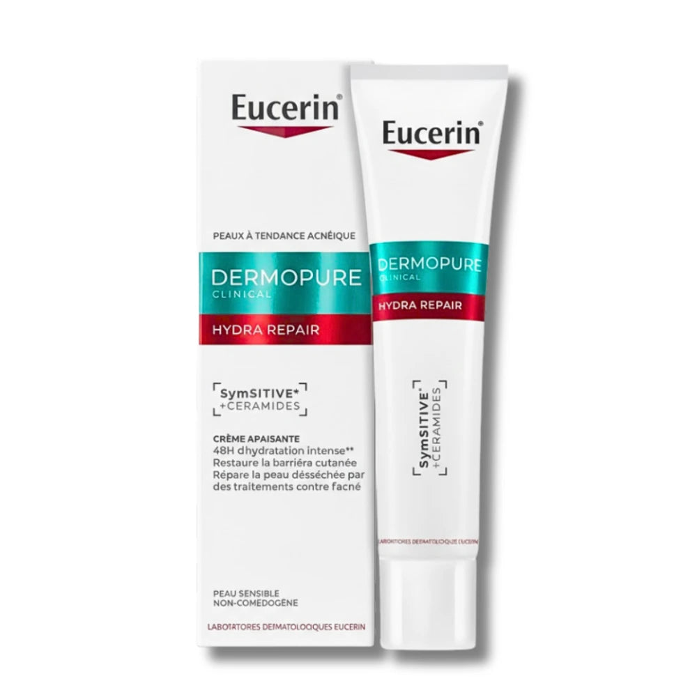 Eucerin DermoPure Clinical Hydra Repair Crème Apaisante 40 ml – tube
