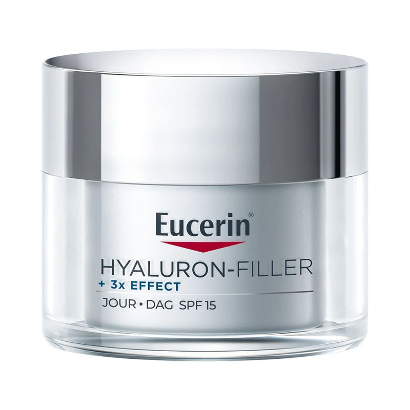 Eucerin Hyaluron-Filler + 3x Effect Soin de Jour Peau Sèche SPF 15 – 50 ml