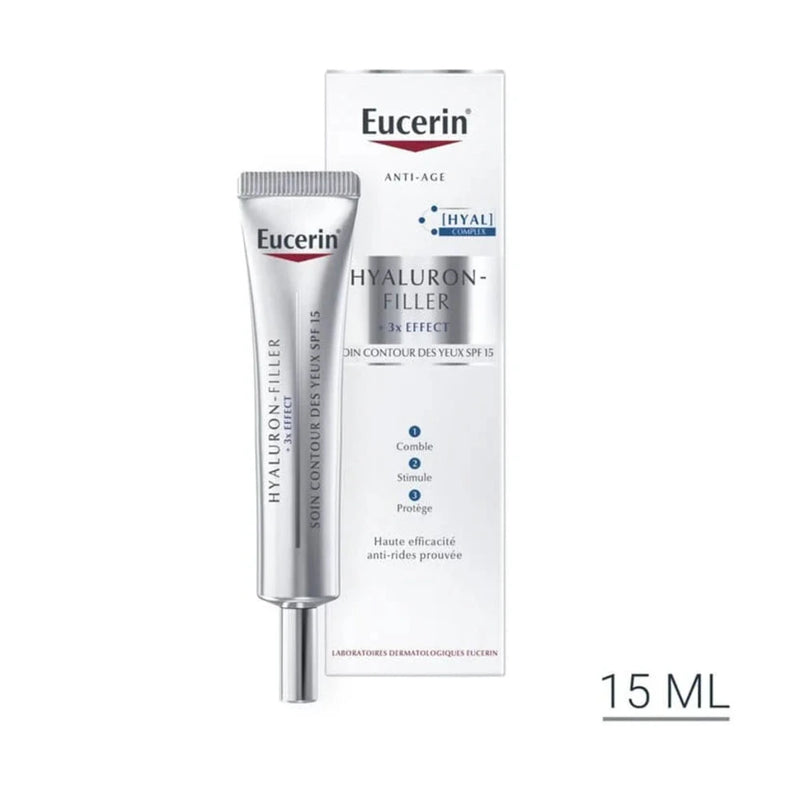 Eucerin Hyaluron-Filler Contour des Yeux SPF 15 – 15 ml