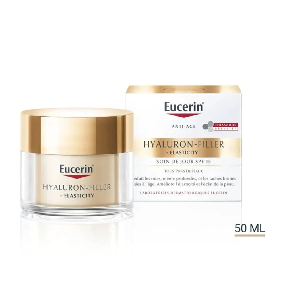 Eucerin Hyaluron-Filler + Elasticity Soin de Jour SPF 30 50 ml – pot du produit