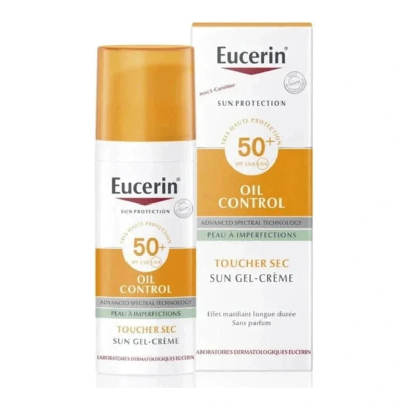 Eucerin Sun Oil Control Gel-Crème Toucher Sec SPF 50+ 50 ml
