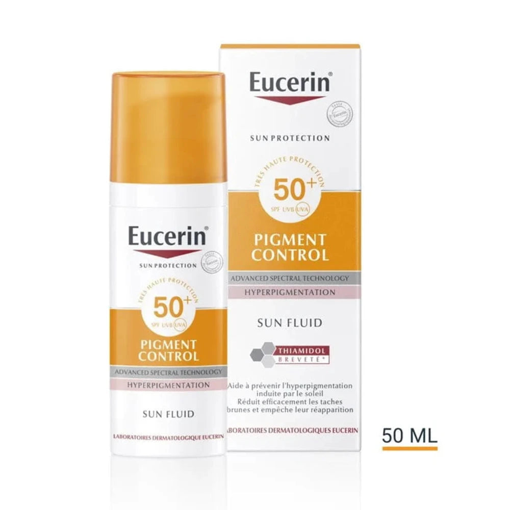 Eucerin Sun Pigment Control Fluide SPF 50+ 50 ml – flacon du produit
