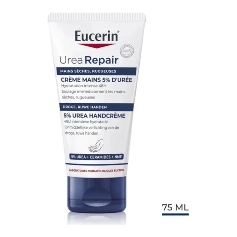Eucerin UreaRepair Plus Crème Mains 5 % d’Urée – 75 ml