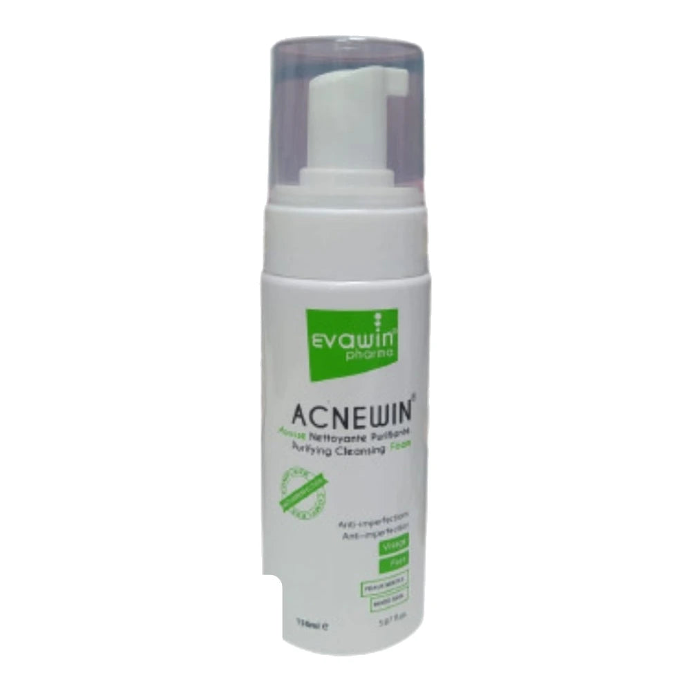 Evawin Acnewin mousse nettoyante purifiante 150 ml – flacon pompe