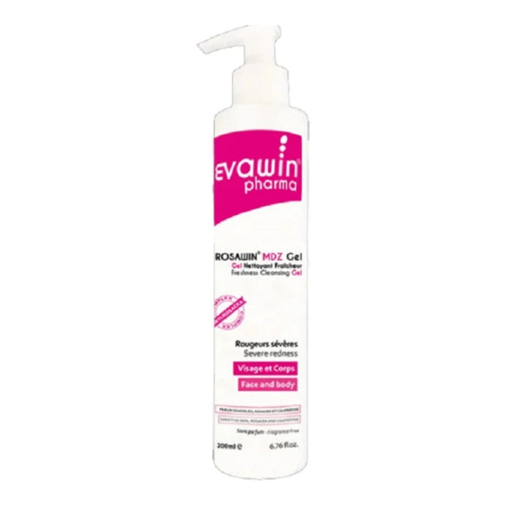 Evawin Rosawin gel nettoyant MDZ 200 ml – flacon