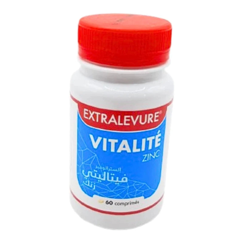 Extralevure Vitalite Zinc 60 Comprime