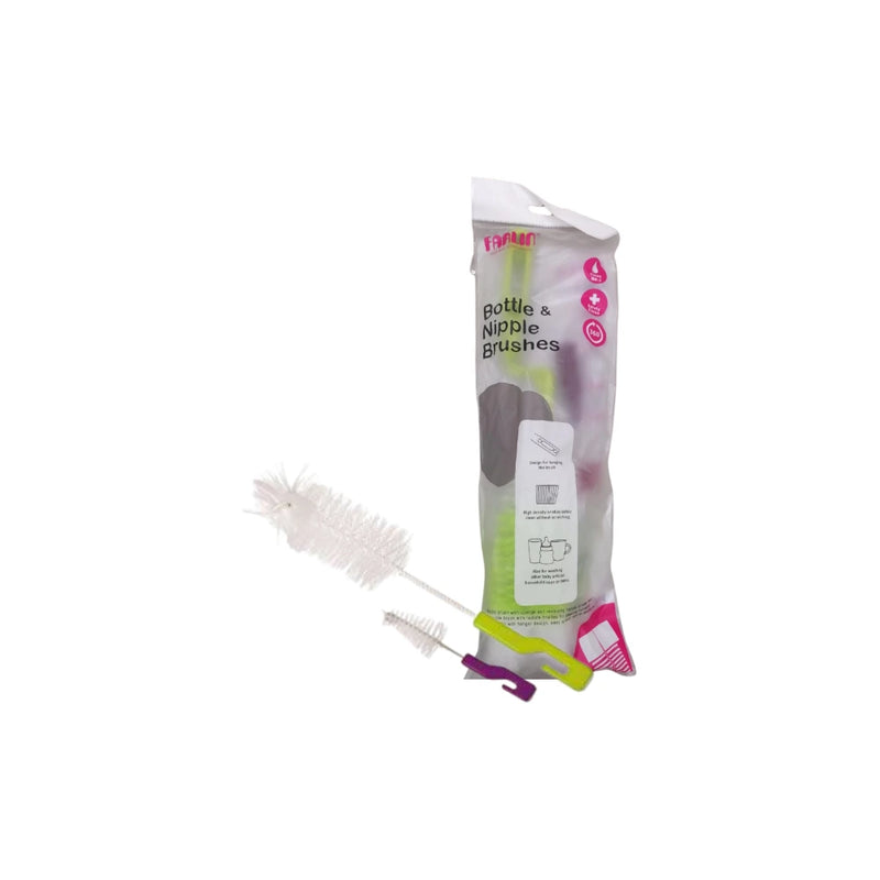 Farlin فرشاتا تنظيف برأس إسفنجي – عبوة من 2 (BF-252)