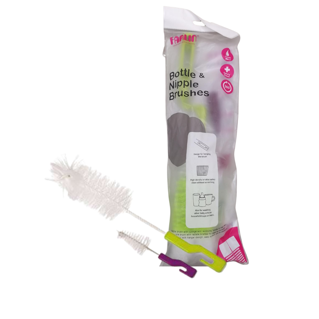 Farlin goupillons à embout éponge, lot de 2 (BF-252)