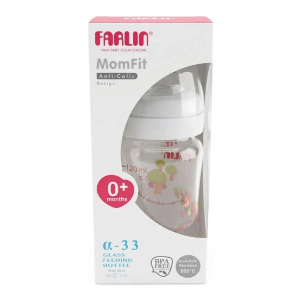 Biberon en verre Farlin MomFit 120 ml