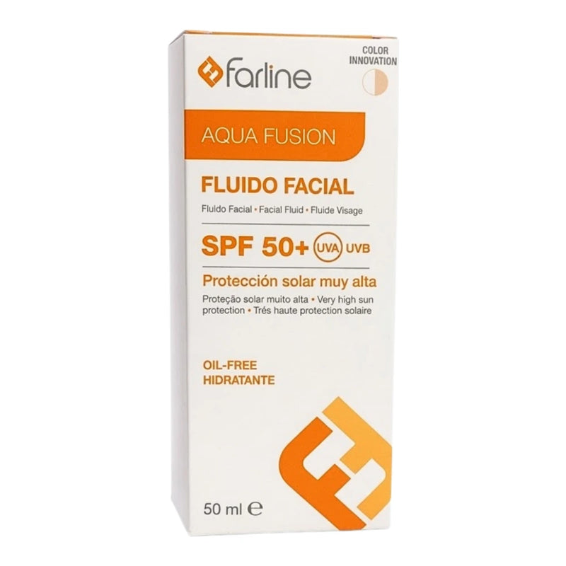 Farline Ecran Solaire Aqua Fluide Color Spf50+ 50ml