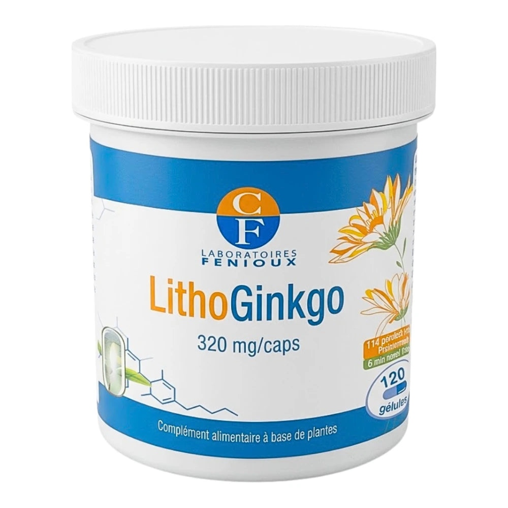 Fenioux LithoGinkgo – 120 Gélules