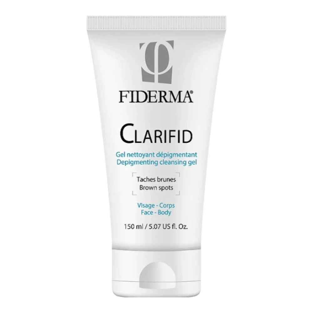 Fiderma Clarifid Gel Nettoyant Dépigmentant 150 ml – flacon
