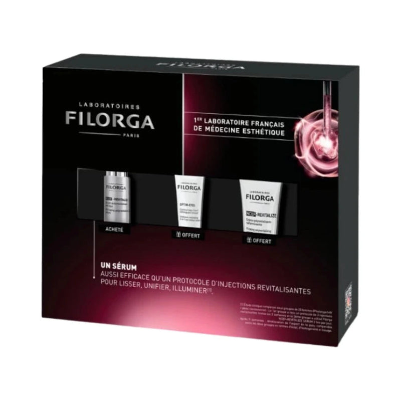 Filorga NCEF-Revitalize Serum+NCEF-Revitalize Creme+Optim-Eyes Coffret