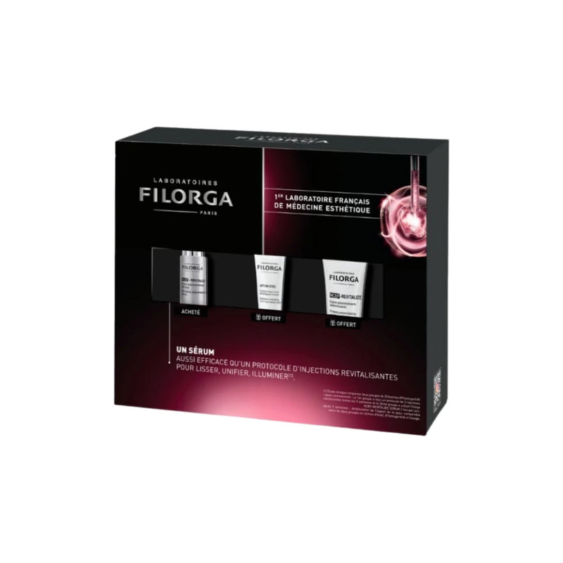 علبة هدايا Filorga سيروم NCEF-Revitalize + كريم NCEF-Revitalize + Optim-Eyes
