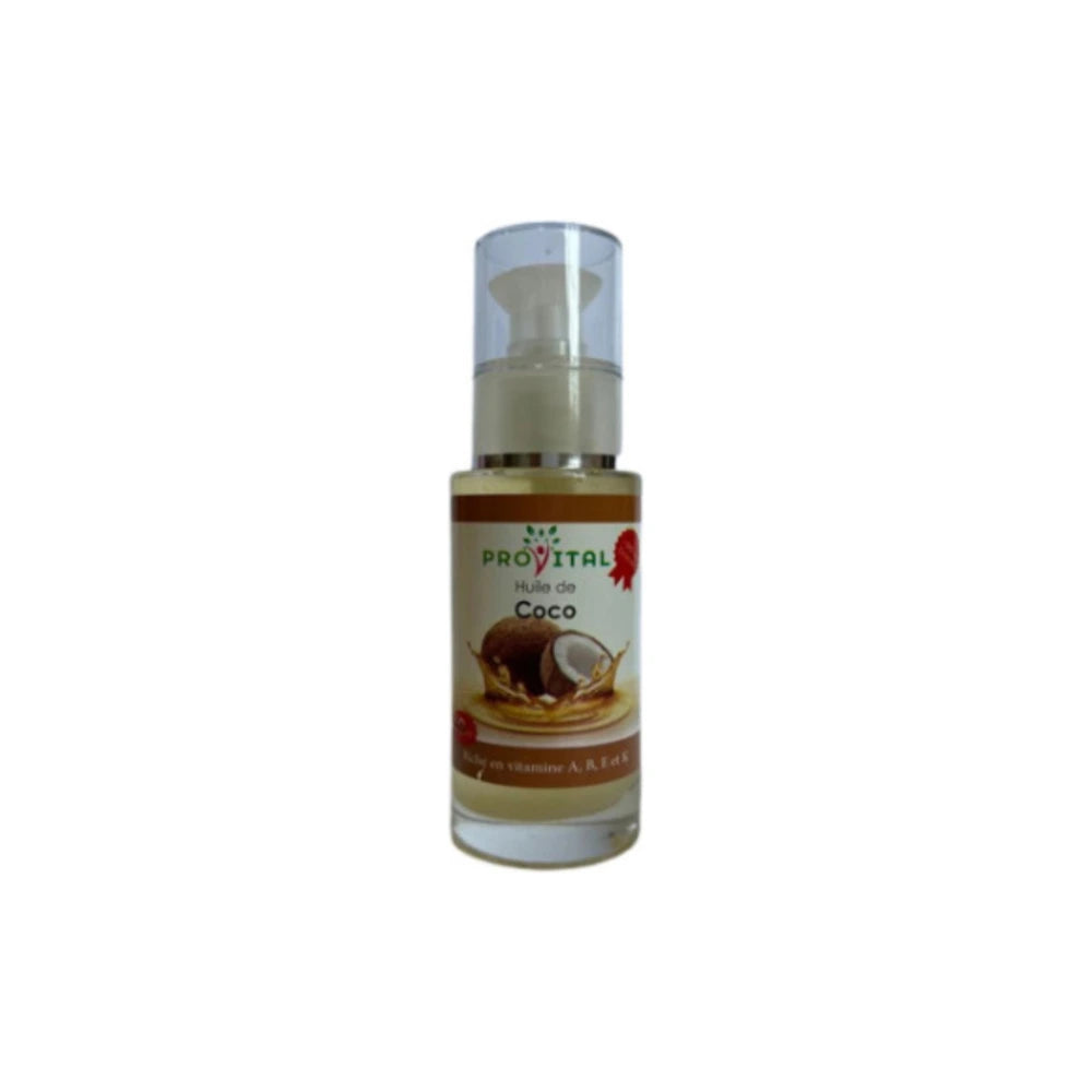Flacon d’huile de coco Pro Vital, 60 ml