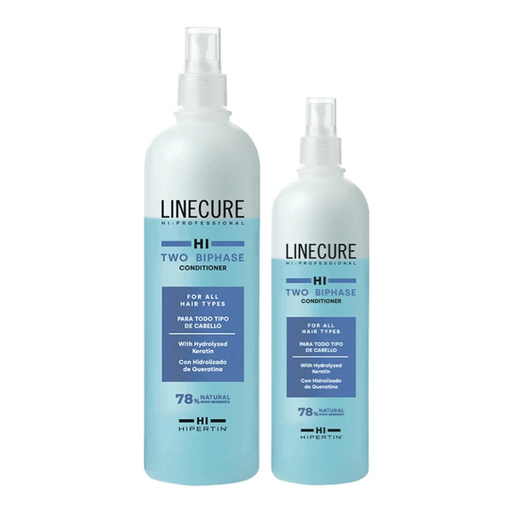 Flacon Hipertin Linecure Conditioner Two Biphase, après-shampoing biphasé sans rinçage