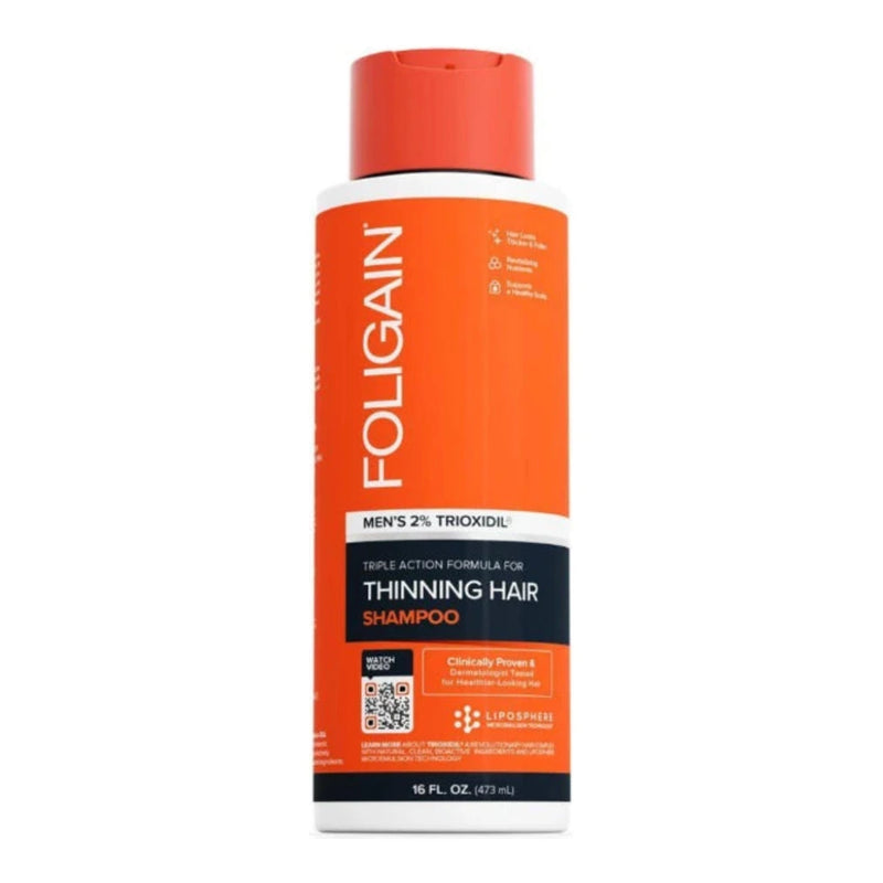 Foligain Triple Action Shampoo with 2% Trioxidil for Men