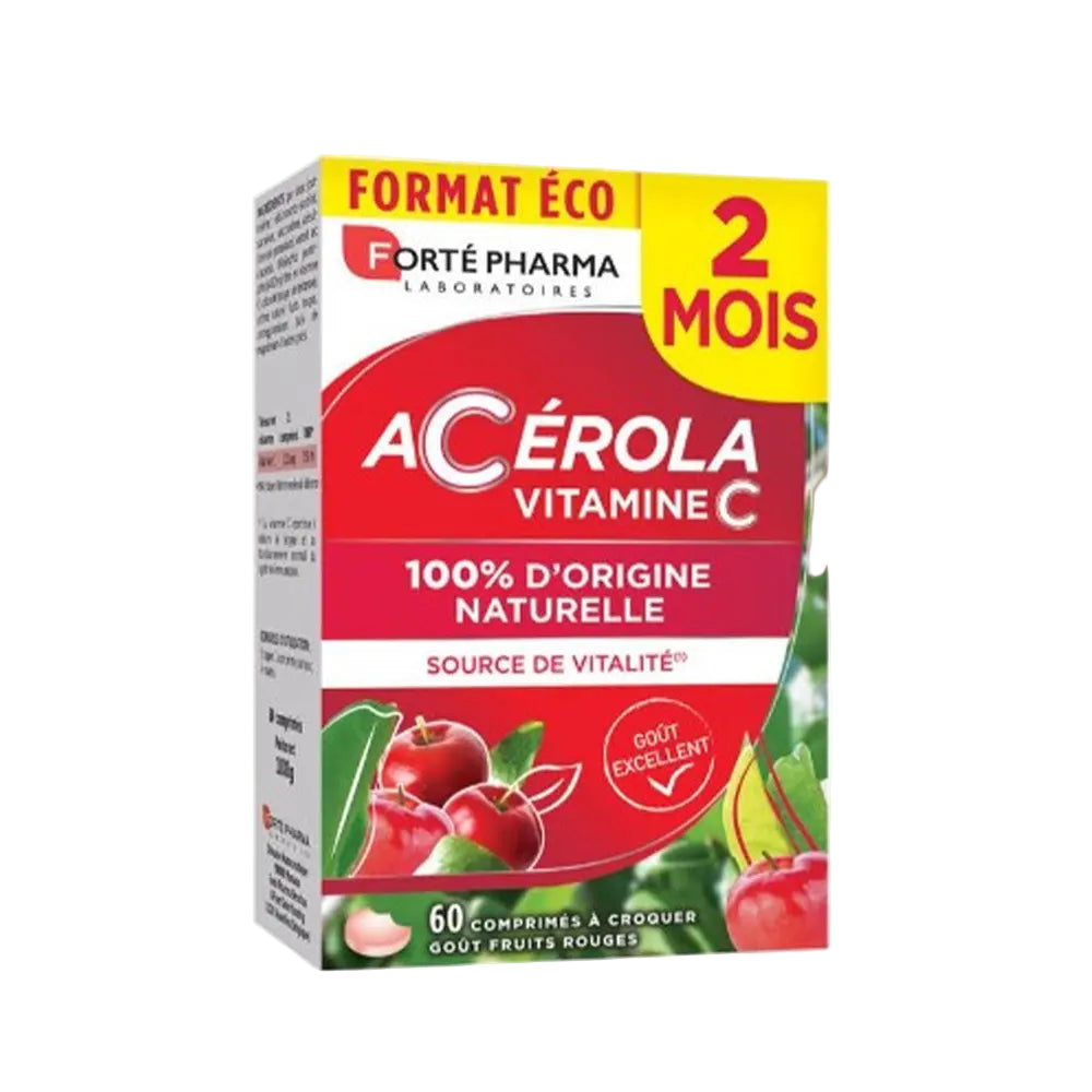Forté Pharma Acérola Vitamine C - 60 Comprimés