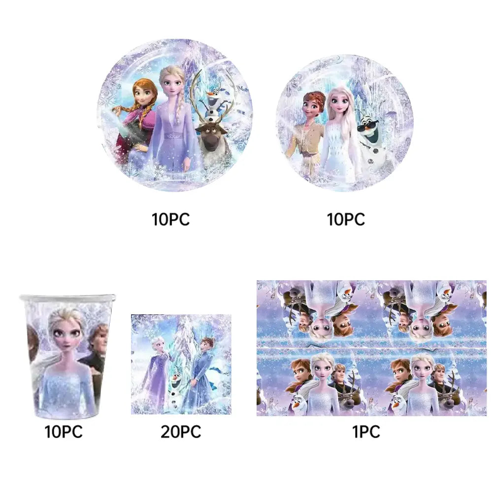 51 Piece Birthday Pack - Frozen