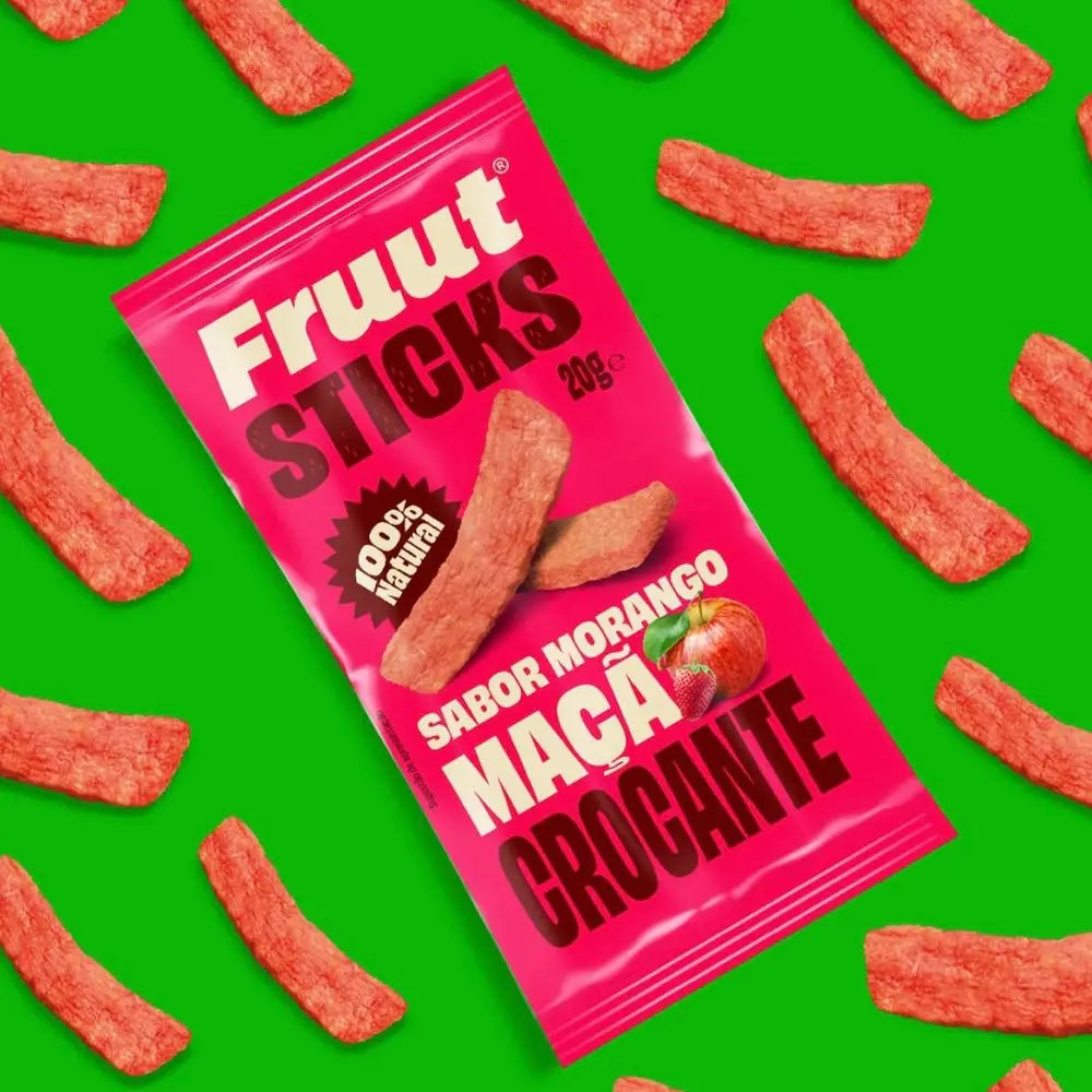 Fruut Sticks Pomme Goût Fraise - 20 g