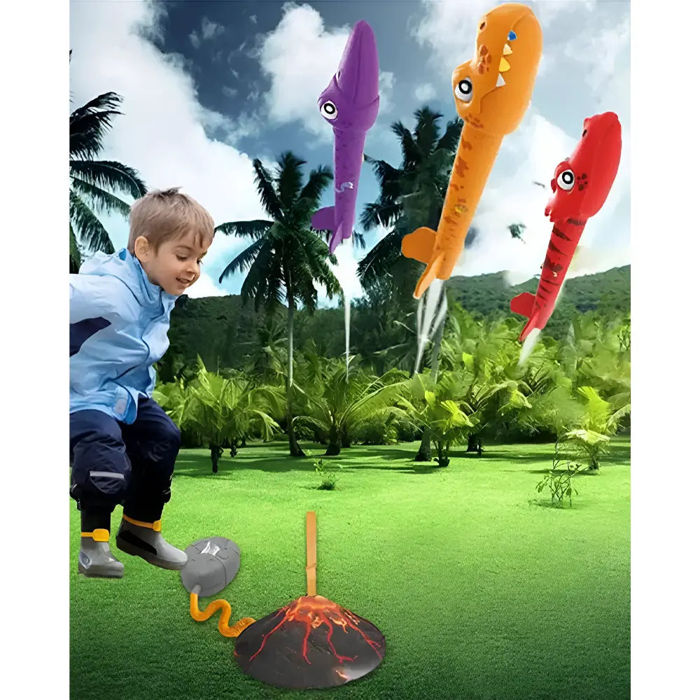 لعبة ديناصور للرمي للأطفال فوق سن 3 سنوات