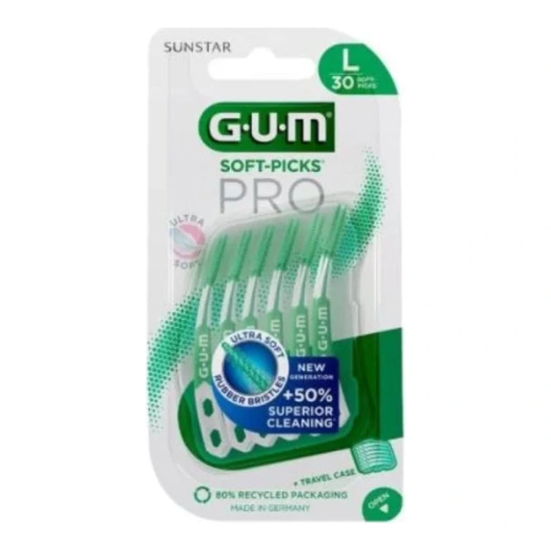 Púas blandas Gum Pro grandes, 30 unidades
