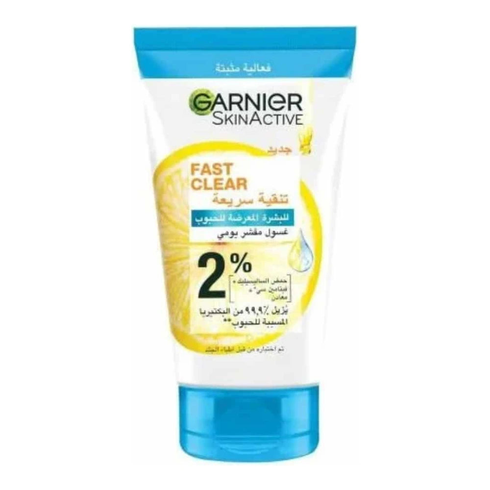 Garnier Fast Clear Daily Exfoliating Wash – 50 ml