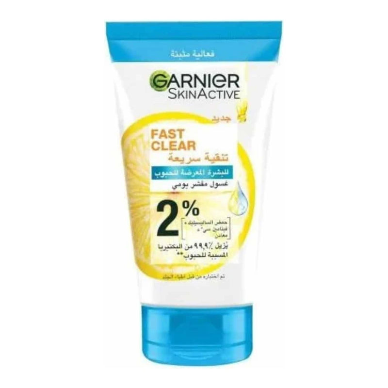 Garnier Fast Clear Daily Exfoliating Wash – 50 ml