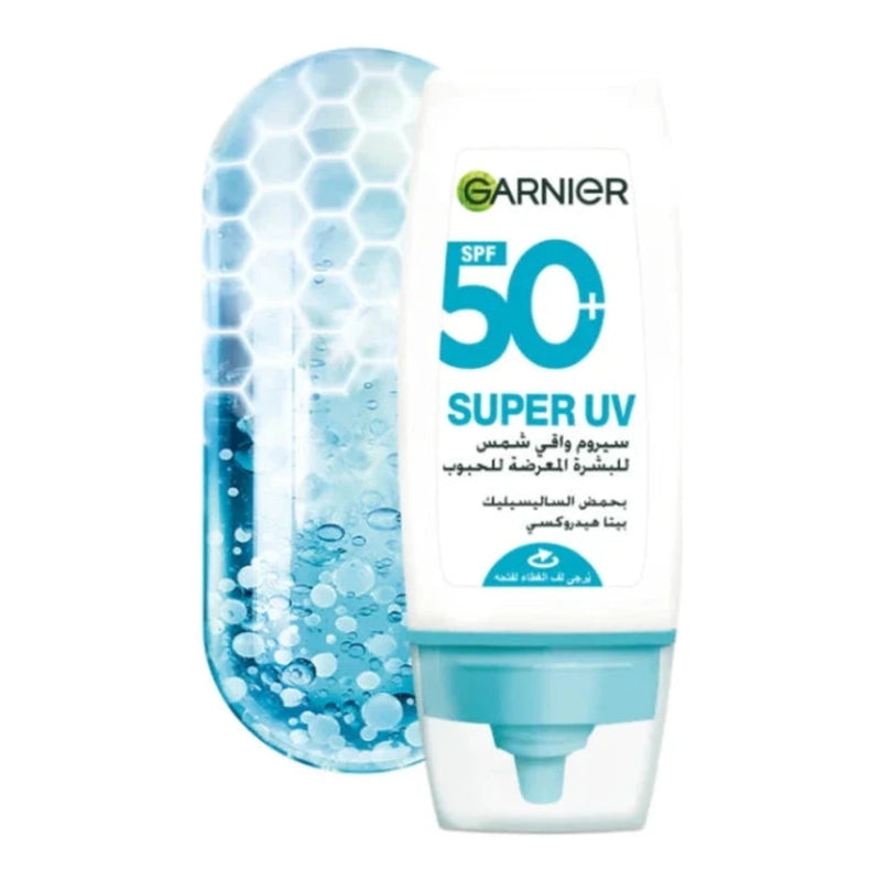 غارنييه سوبر UV سيروم واقي من الشمس ضد الشوائب SPF50+ – 30 مل