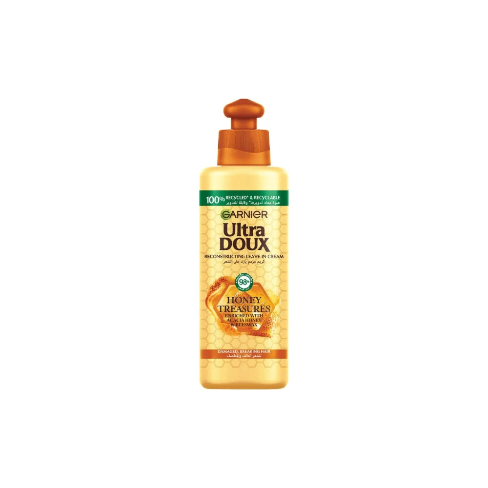 Garnier Ultra Doux Crème Sans Rinçage Reconstituante Trésor de Miel – 200 ml