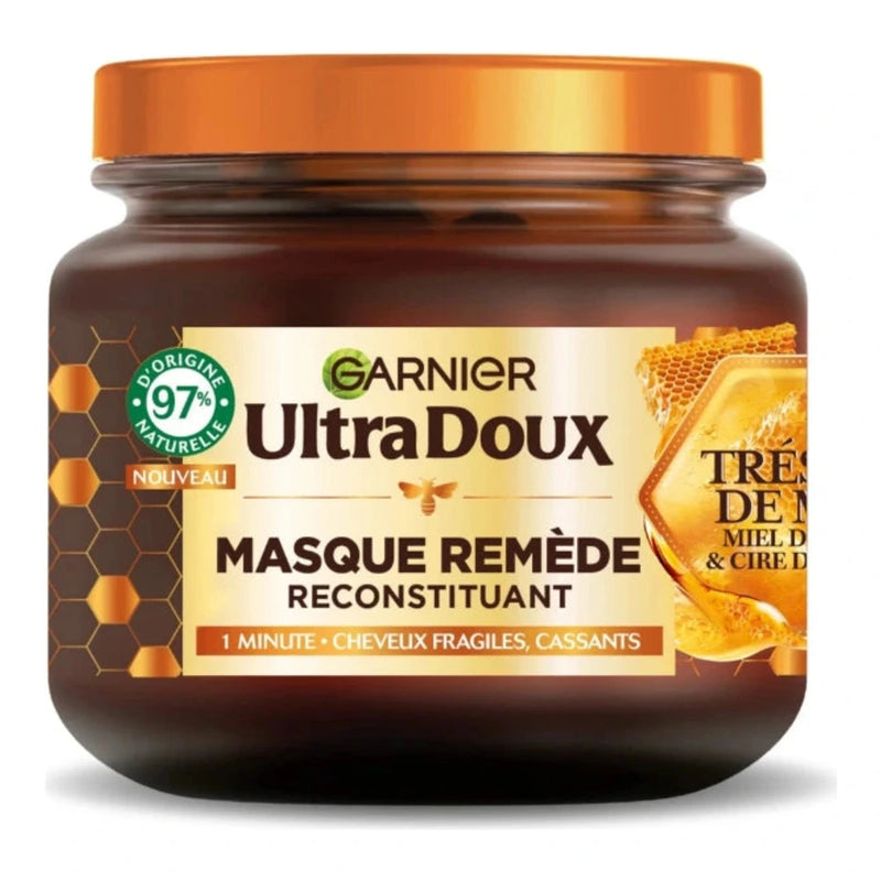 غارنييه Ultra Doux قناع كنوز العسل المصلح – 340 مل