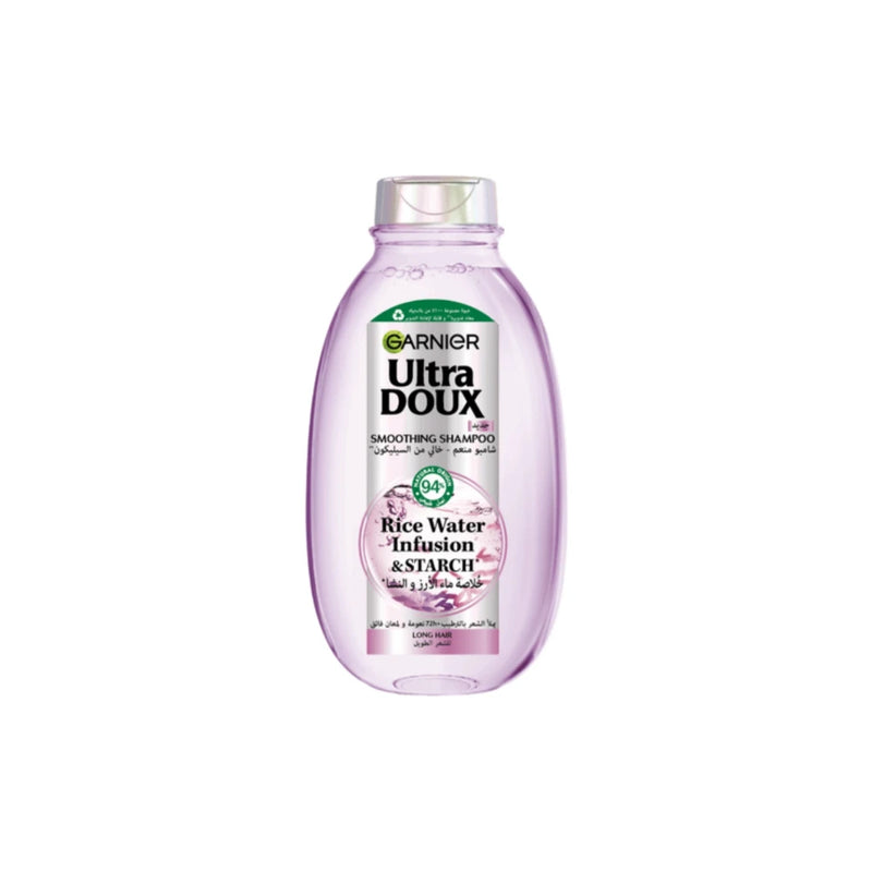 شامبو Garnier Ultra Doux المنعّم بماء الأرز – 400 مل