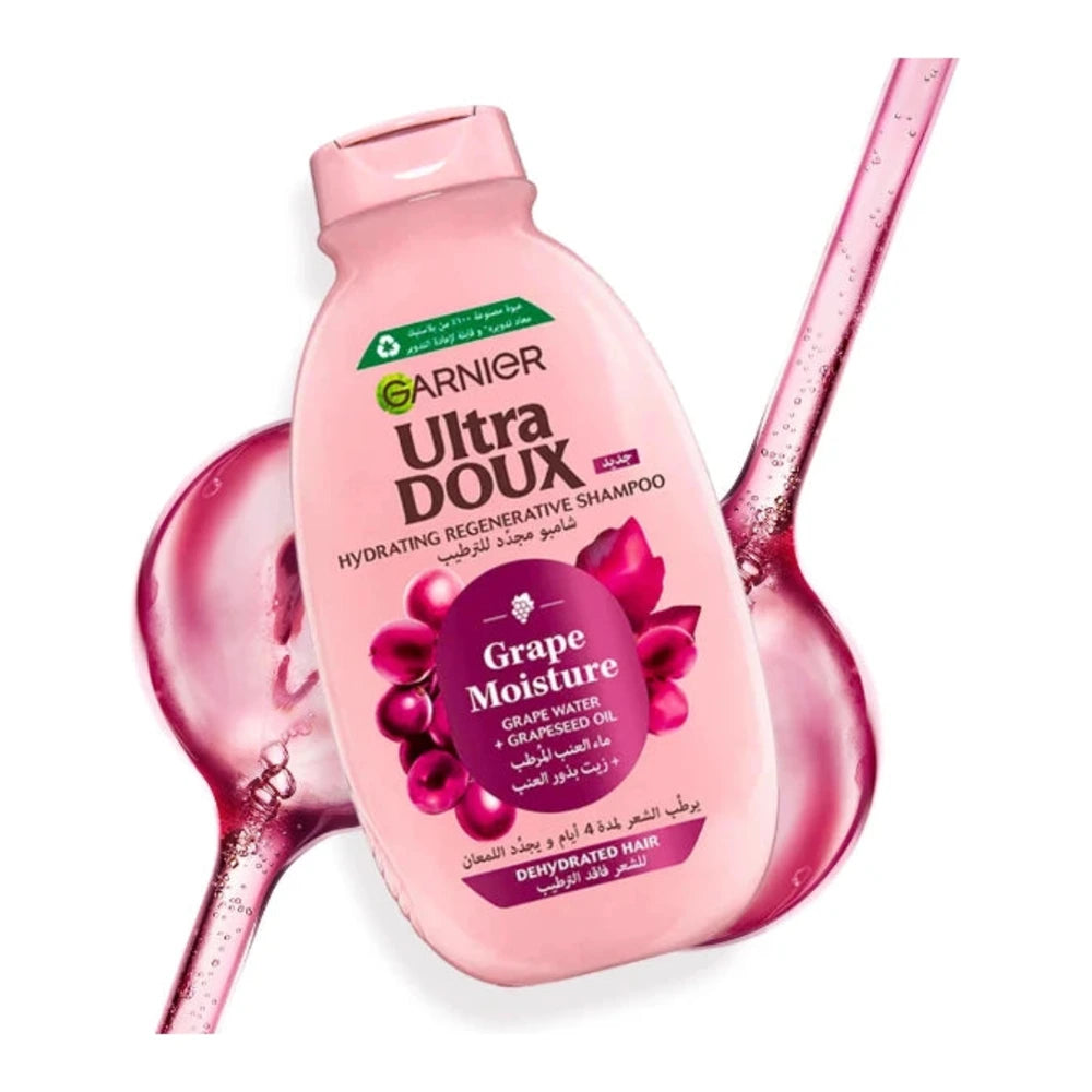 Garnier Ultra Doux Shampooing Hydratant Régénérant Vignes Merveilleuses – 600 ml