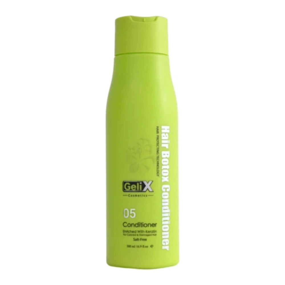 Après-shampoing Gelix Hair Botox 05 à la kératine, flacon de 500 ml