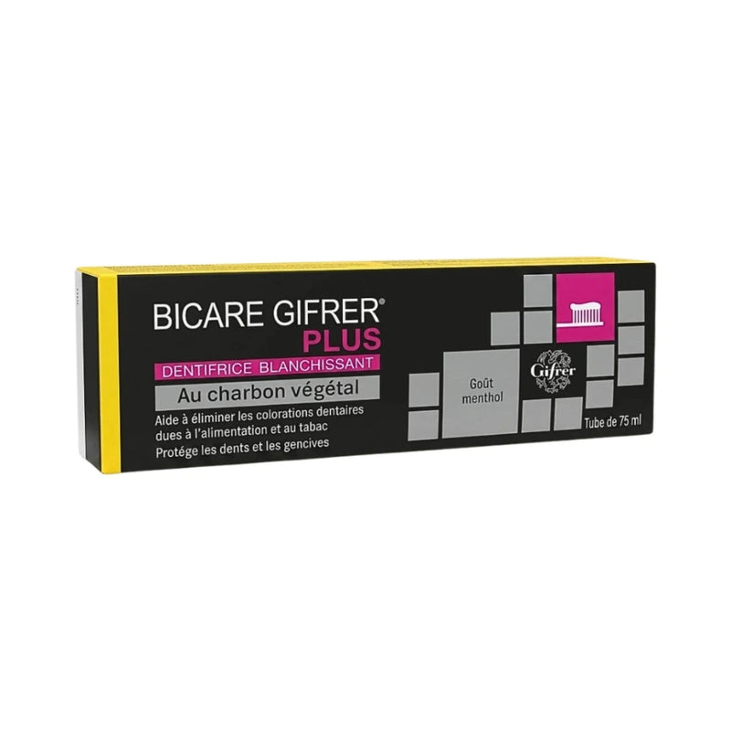 Gifrer Bicare Plus Dentifrice Charbon Vegetal 75ml